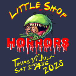 MTG Little Shop of  Horrors Mens T Don't feed the plants (front & back) Design